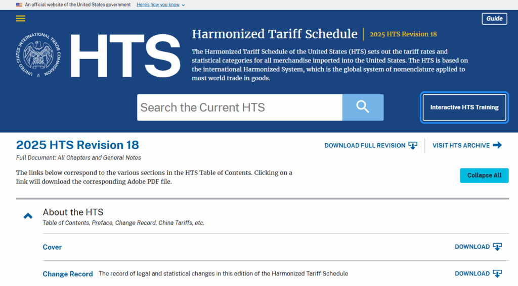 HTS Code